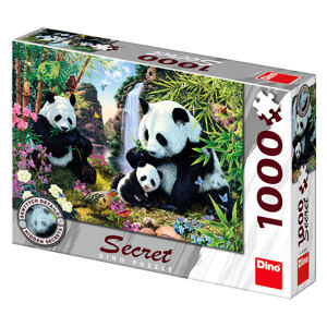 Dino puzzle Pandy 1000 dílků secret