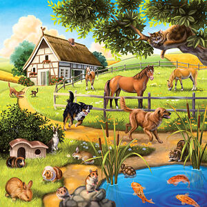 Ravensburger Puzzle Zvířátka 3 x 49 dílků